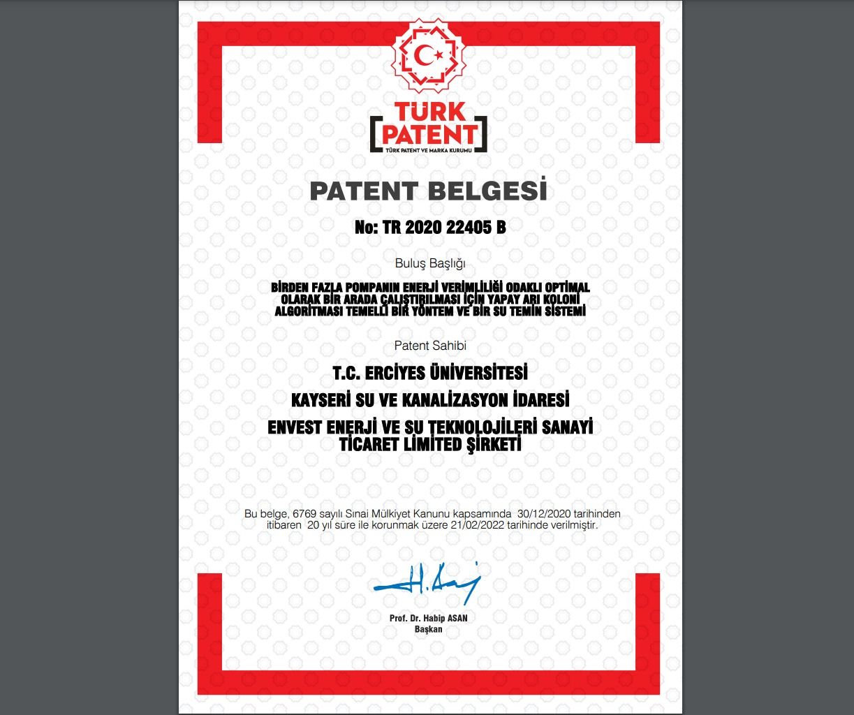 Our patent has been published!